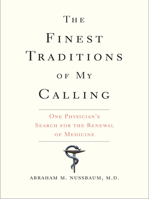 Title details for The Finest Traditions of My Calling by Abraham M. Nussbaum - Wait list